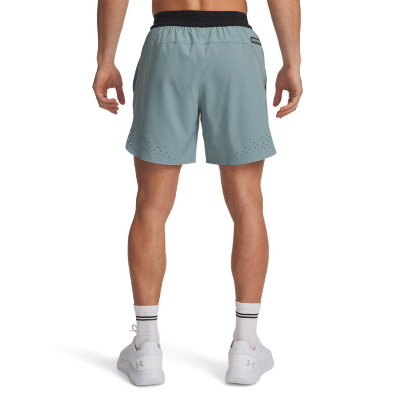 UA Vanish Elite Short-BLU GRN-323