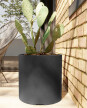 Maceta Plástico "Cilindro" 40cm x 30cm "Negro" - 18 Litros