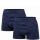 Bóxer Micro Liso Pack x2 Azul