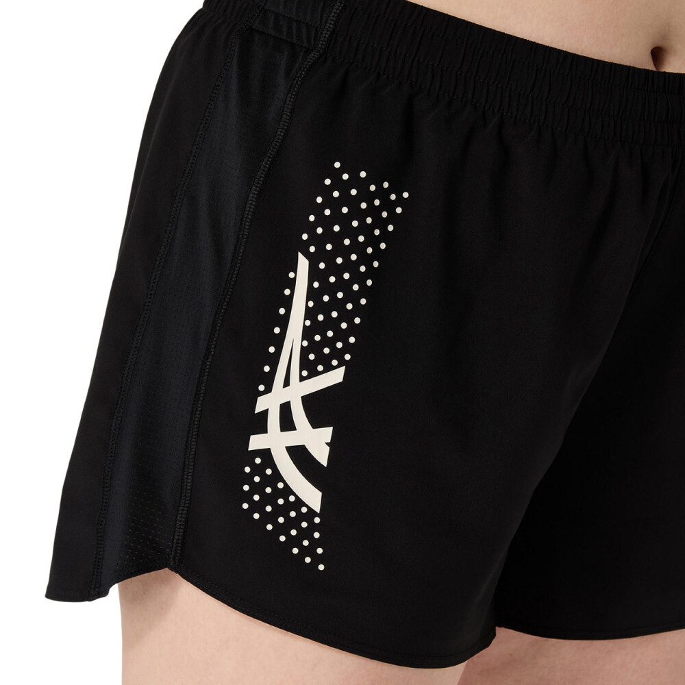 Short Running Asics Icon 4In Short Mujer Performance Black