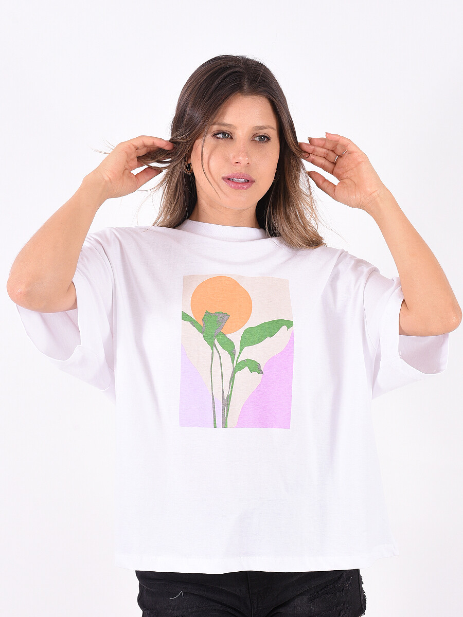 REMERA CREATIVE - BLANCO 