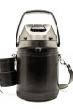 TERMO FORRADO EN CUERO CLASICO NEGRO