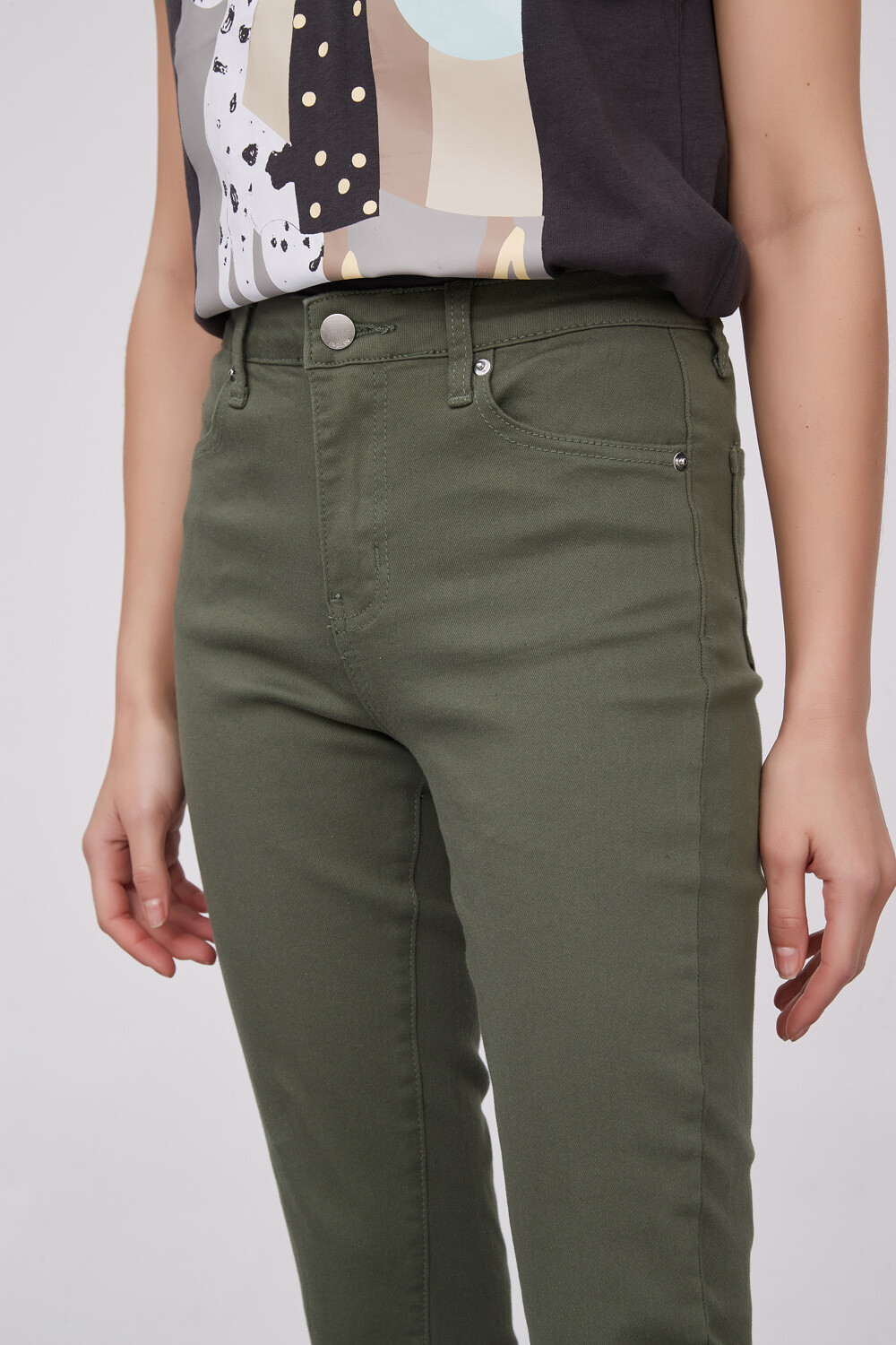 Pantalon Brindisi Verde Seco