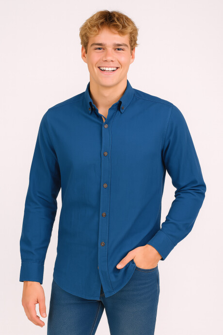 Camisa Ruggero Men Azul Marino