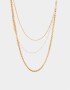 Collares Cortos Perlas Collares Cortos Con Perlas - Dorado