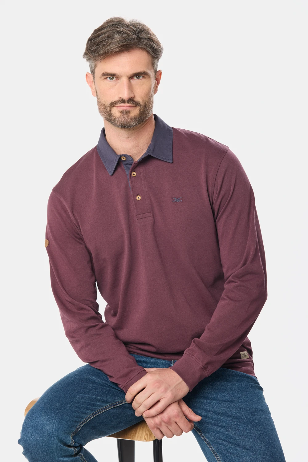 POLO JERSEY LISA Bordo