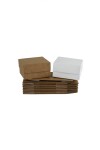 Pack x 20 unid - caja 02 - 8x8x4,5 cm. REVERSIBLE BLANCO MADERA