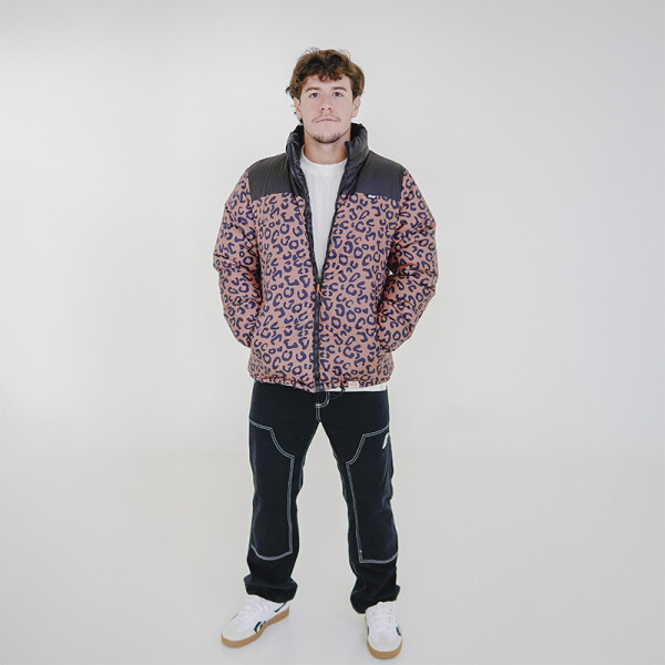 Campera Pulau Puffer Gloffy Reversible Negro