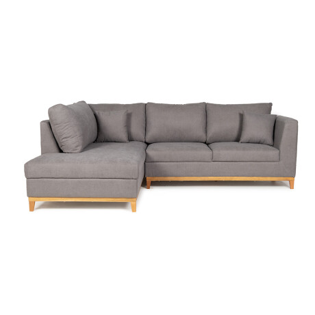 Rinconera Belfast - Tela Microfibra - Chaise izquierdo 2160 (Grafito)