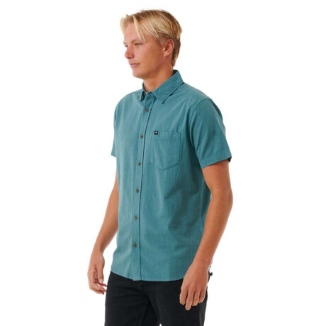 Camisa CLASSIC SURF WASHED S/S SHIRT Verde