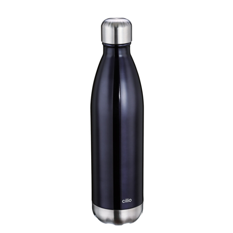 Botella Térmica en acero inoxidable Cilio 750 ml Negro