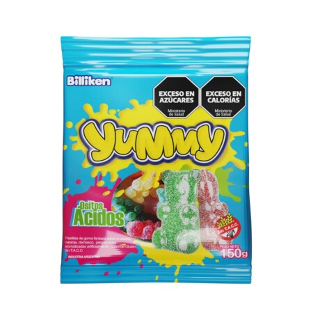 Goma Yummy 500 grs Ositos Acidos