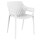 Silla Sillón Hilton Interior Exterior UV 150k Elegante Blanco