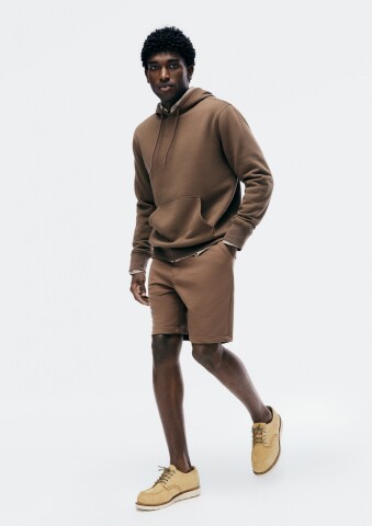 BERMUDA MASC MARROM ESCURO