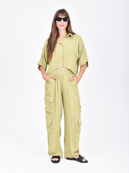 CAMISA MUGE OLIVA