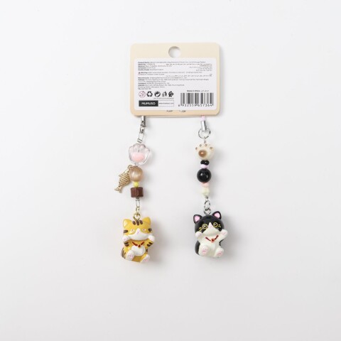 MINI COLGANTE PARA BOLSO SERIE GATOS VIBRANTES (PACK X2 / GATO VACA Y GATO NARAN MINI COLGANTE PARA BOLSO SERIE GATOS VIBRANTES (PACK X2 / GATO VACA Y GATO NARAN