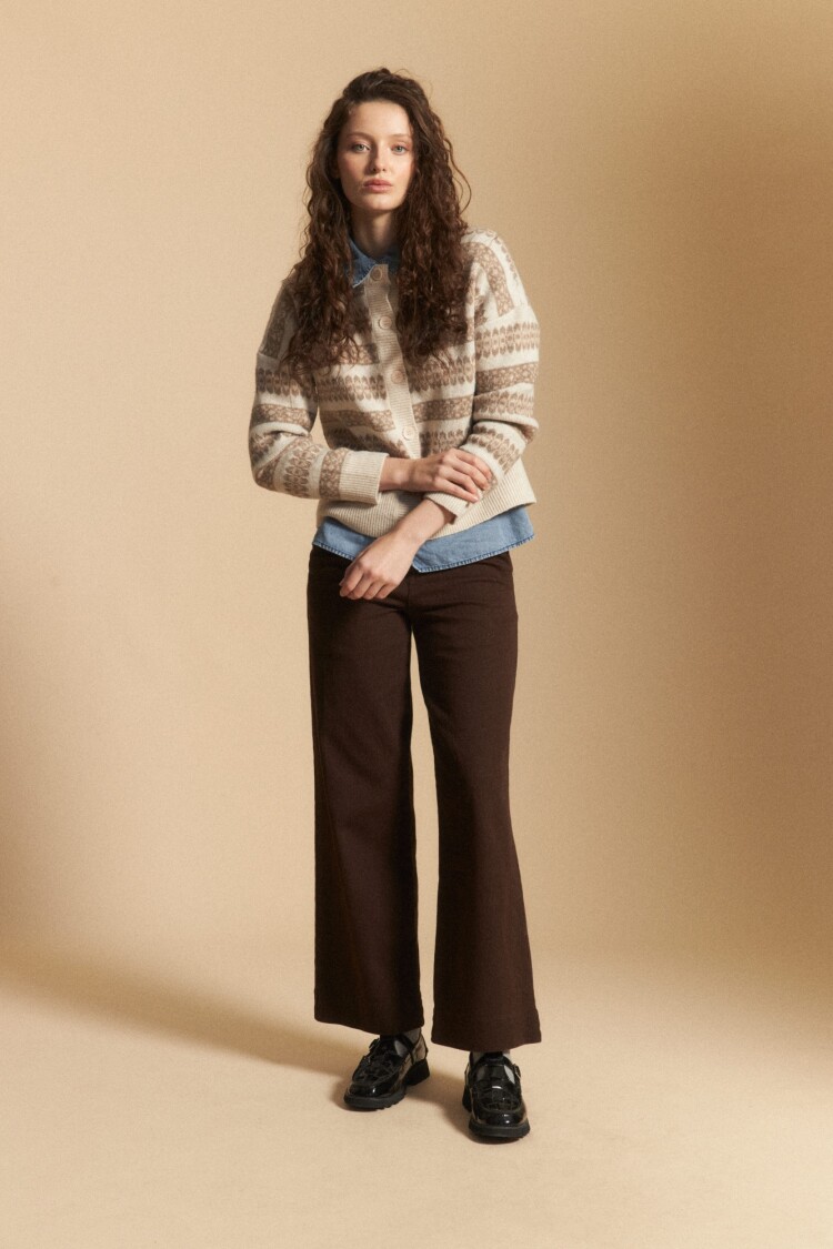 CARDIGAN FAUSTA Crudo
