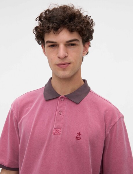 Remera polo Mikko Bordeaux
