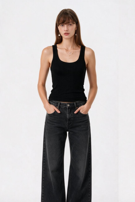 Musculosa Malisa Negro
