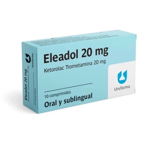 Eleadol 20 mg por 10 Tabletas Eleadol 20 mg por 10 Tabletas