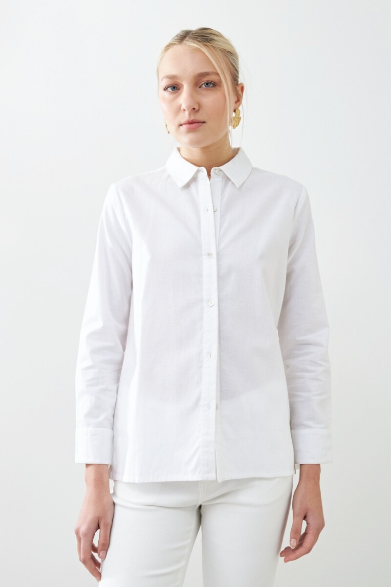 Camisa clásica blanco