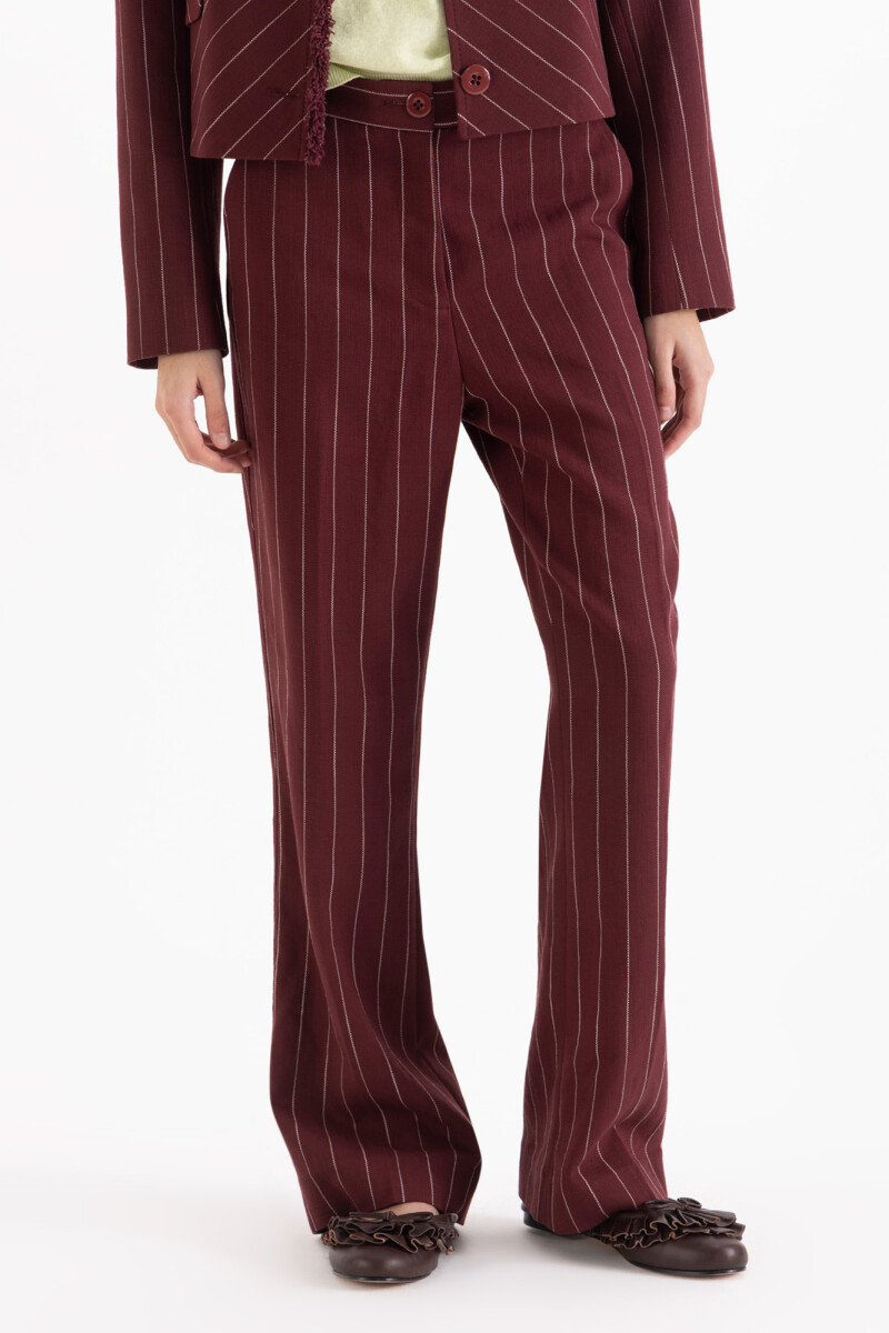 PANTALON MILAN Bordo