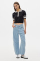 Jean Barrel Soft Baby Blue