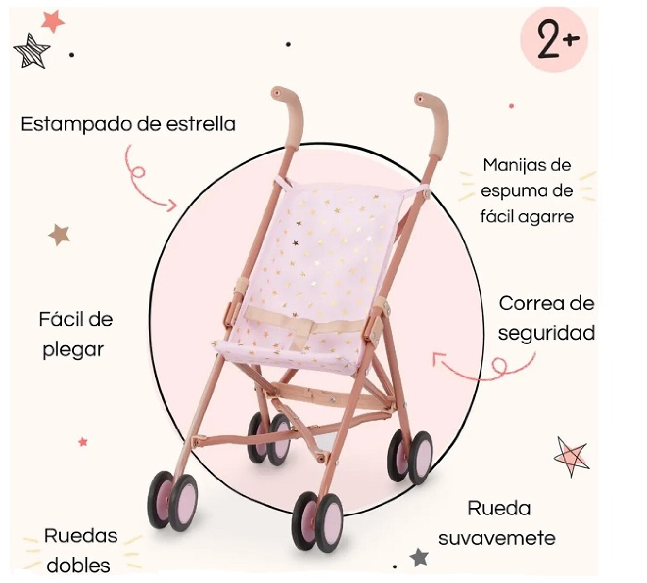 Accesorios Bebotes - Cochecito 