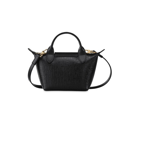 Longchamp -Cartera de cuero con asas y correa, Le pliage cuir 0