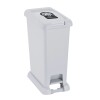 Papelera Basurero Con Pedal Rimax - 20 litros Blanco