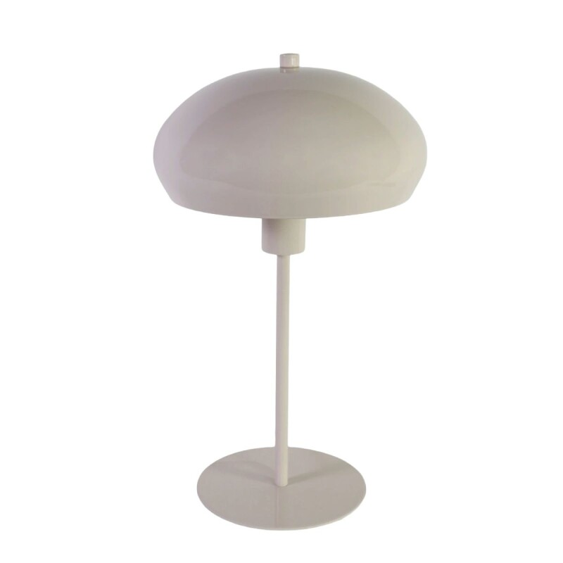 LAMPARA BLANCA P/MESA 38X22CM Unica