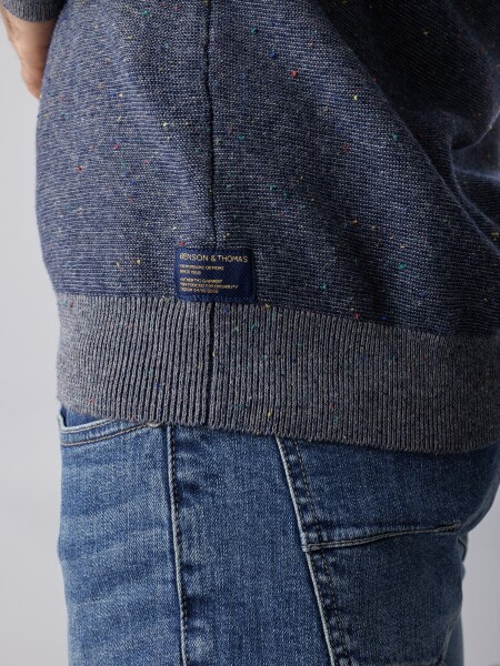 SWEATER HUAPI 6.0 GRIS BOUTONE