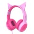 Auriculares Orejas Gato E61 Infantil Proteccion Auditiva Color Variante Rosado