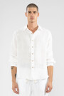 100% LINEN LONG SLEEVE SHIRT Casapueblo