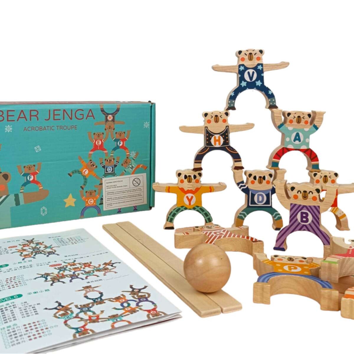 Juego De Jenga De Balanceo - Ositos 