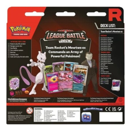 Pokémon League Battle Deck - Team Rocket´s Mewtwo EX Pokémon League Battle Deck - Team Rocket´s Mewtwo EX