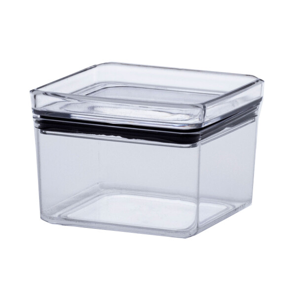POTE HERMETICO LUMINI CUADRADO 480 ML TRANSPARENTE