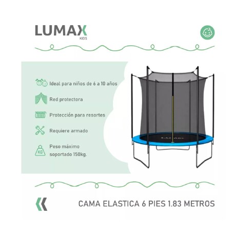 Cama Elastica Trampolin 1.83M + Malla Cama Elastica Trampolin 1.83M + Malla