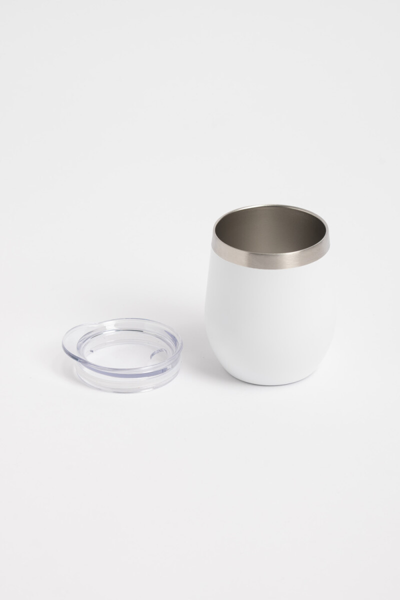 Mate acero inoxidable Blanco