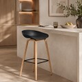 Banqueta Shell Black Banqueta Shell Black