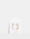 Aros Argollas Set Strass Set De Argollas "dream Big" - Dorado