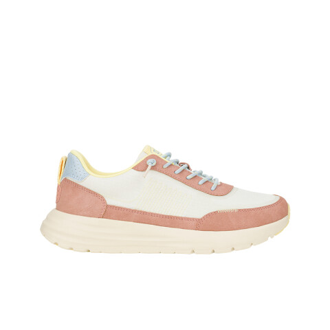Championes Hey Dude Sirocco Alta Colorblock Rosado