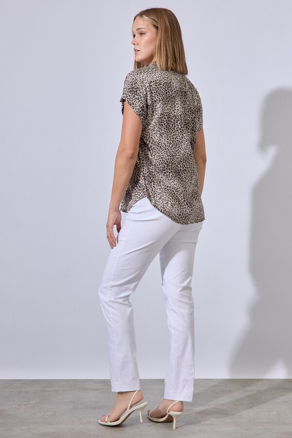 Camisa Animal Print GRIS/MULTI