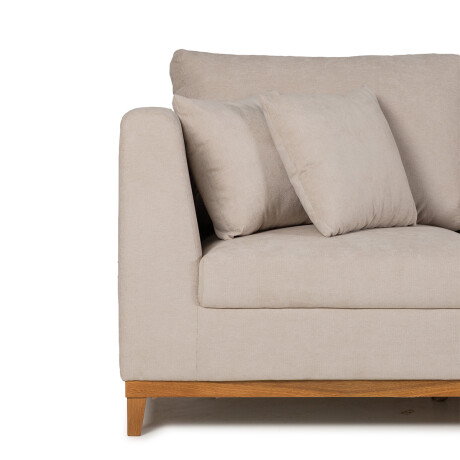 Rinconera Belfast - Tela Microfibra - Chaise derecho 2226 (Beige)