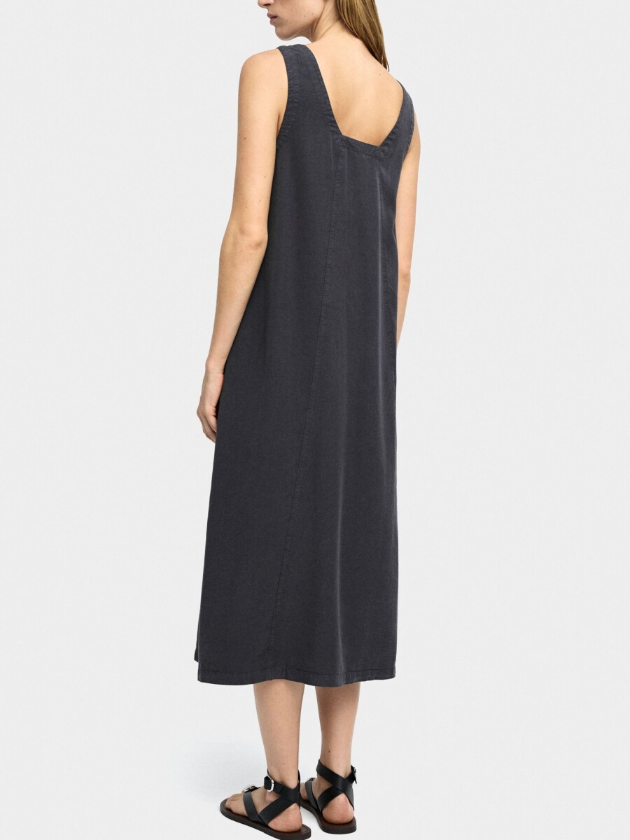 Vestido Largo 100% Lyocell gris
