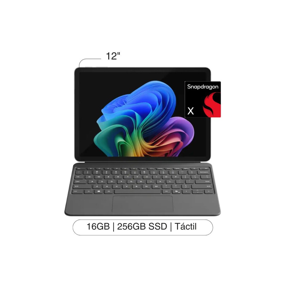 MICROSOFT Surface Pro 12' Táctil FHD 256GB / 16GB RAM Snapdragon X Plus - Platinum 