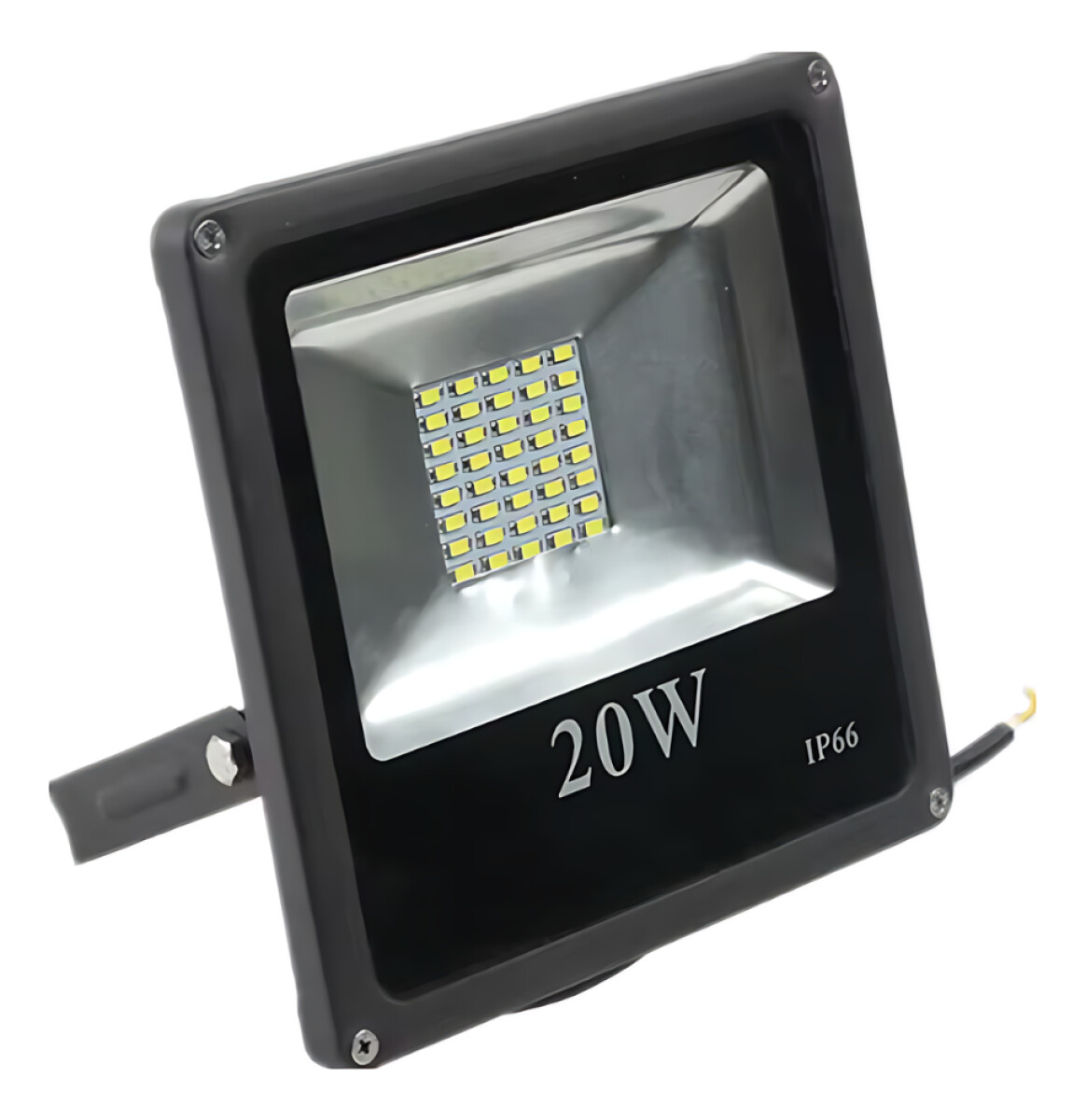 Foco Reflector Led 20w Ip66 Luz Fría Excelente Calidad!!! - Negro 