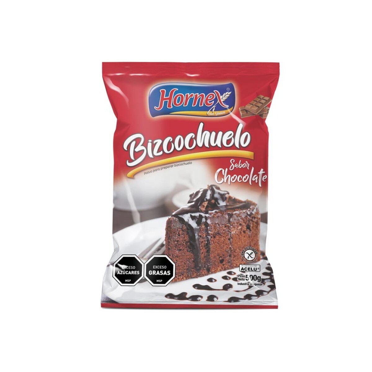HORNEX BIZCOCH.CHOCO 500G SIN GLUTEN 