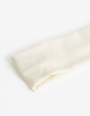 Vinchas Textiles Lisas Vincha Sporty Crema - Blanco Crema