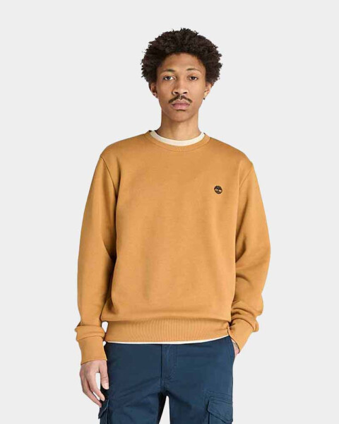 Polera Oyster River Logo Hombre Wheat Boot-black